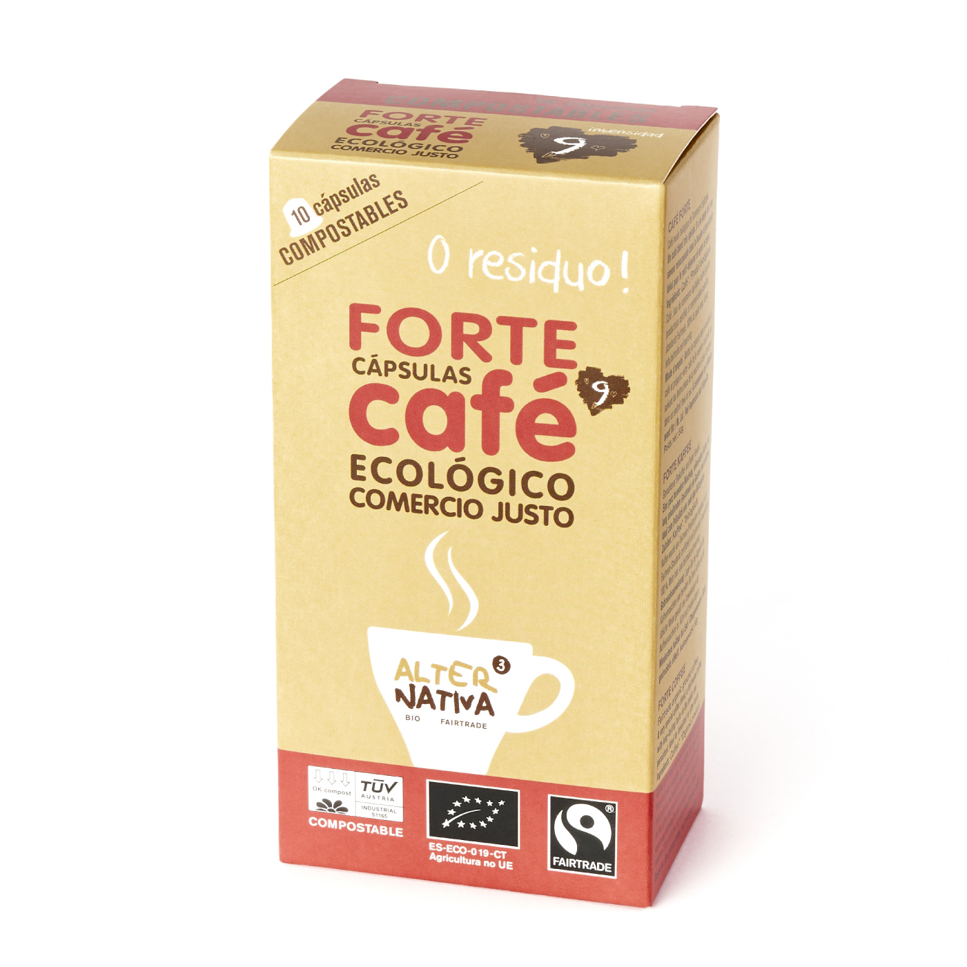 Monodosis E.S.E. de Café Descafeinado Bio Fairtrade 7g - AlterNativa3