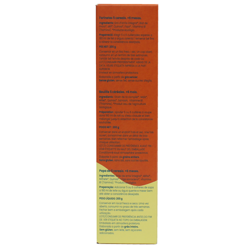 Papilla 5 cereals organic