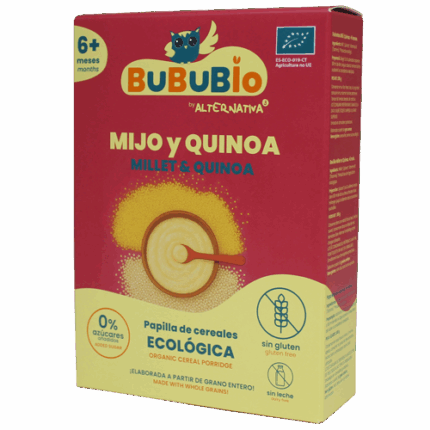organic millet and quinoa porridge