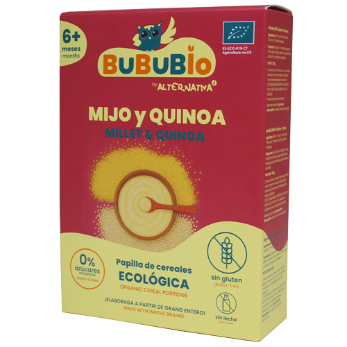 organic millet and quinoa porridge
