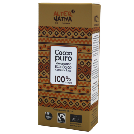 Cacao puro desgrasado Bio Fairtrade de Alternativa3