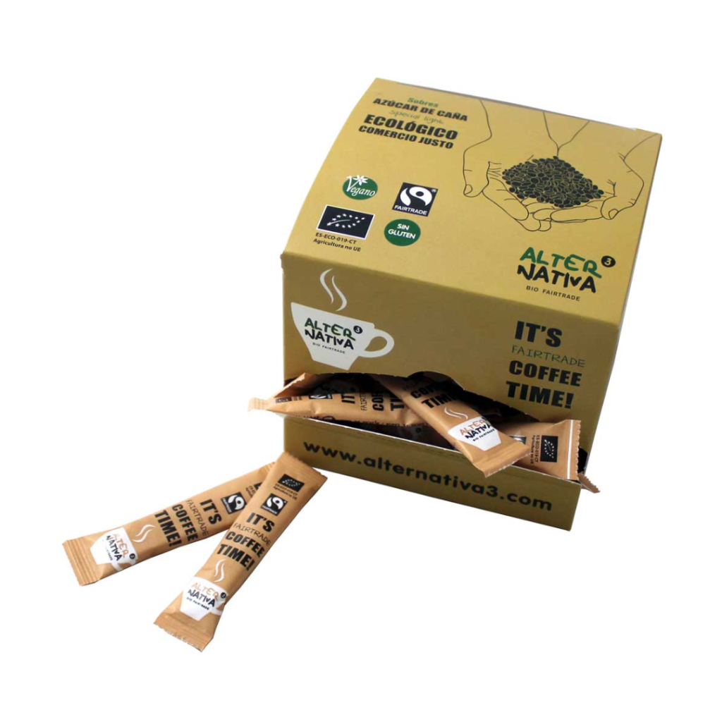 Paraguay Bio Fairtrade Cane Sugar Cane Sugar Tubes