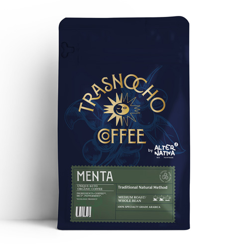 Café Keto con mct y menta ecológico fairtrade