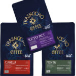 Café keto en grano con MCT, menta, y canela.