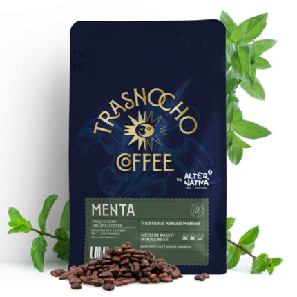Keto coffee with MCT and organic mint farirtrade