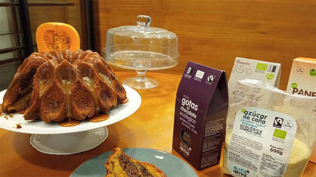 pastel de calabaza chocolate