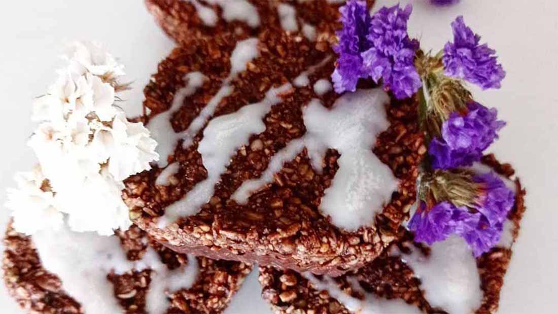 Receta de Barritas raw de moka-Nutella